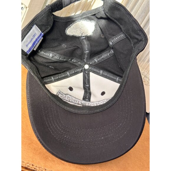 2005 NBA Finals Conference Champions Detroit Pistons Reebok Cap hat Black White - Picture 7 of 14